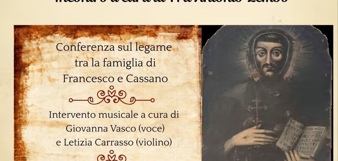Conferenza sul tema A 800 anni dal Cantico delle Creature magna inventio cassano
